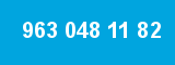 963 048 11 82 963 048 11 82